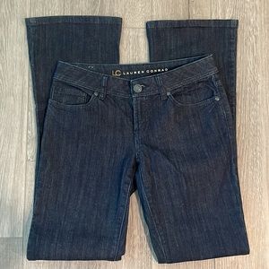 LAUREN CONRAD | Dark Wash 5 Pocket Flare Leg Jeans - Size 4